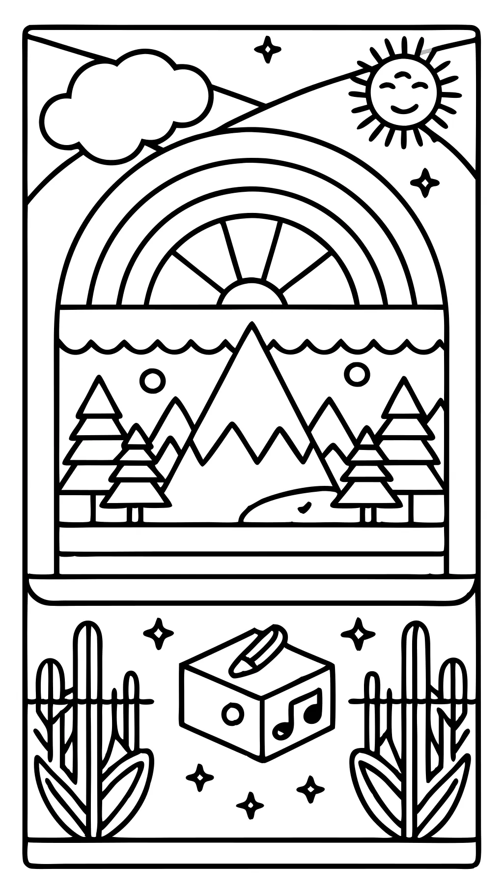 album cover coloring pages